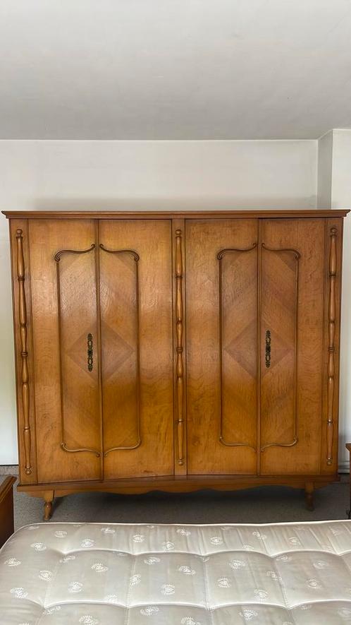 Vintage kledingkast, Huis en Inrichting, Slaapkamer | Complete slaapkamers, Gebruikt, Ophalen
