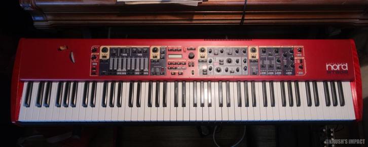 nordstage 88, Muziek en Instrumenten, Keyboards, Gebruikt, 88 toetsen, Overige merken, Aanslaggevoelig, Met standaard, Ophalen