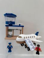 Playtive vliegtuig en luchthaven, Kinderen en Baby's, Speelgoed | Houten speelgoed, Ophalen, Zo goed als nieuw