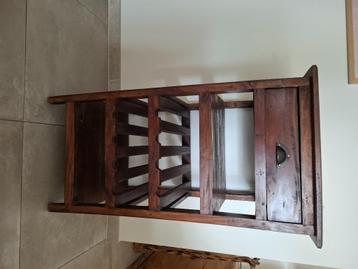 Houten wijnrek/kast, 75 cm ou plus, Enlèvement, Bois, 5 à 15 bouteilles