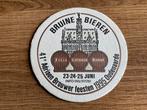 Bruine Bieren/41e Adriaen Brouwer Feest.Oudenaarde 1995, Verzamelen, Biermerken, Viltje(s), Overige merken, Ophalen of Verzenden