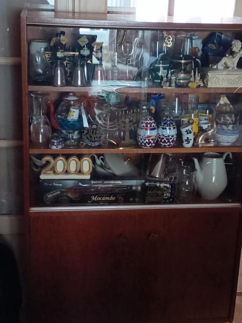 ✓PRACHTIGE SCANDINAVISCHE ? MEUBELS VINTAGE VITRINE Goed St, Huis en Inrichting, Kasten | Vitrinekasten, Gebruikt, 100 tot 150 cm
