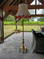 Antieke koperen staande lamp, Antiek en Kunst, Ophalen