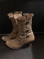 Boots vintage kaki à lacets, Porté, Enlèvement ou Envoi