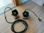 Set van 2x Showtec PAR20 50W met reservelampen, Ophalen, Gebruikt