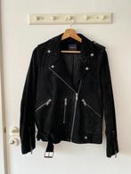 Selected Femme - zwarte suède jas - maat 38, Maat 38/40 (M), Verzenden, Zwart, Selected Femme