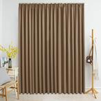 Gordijn verduisterend met haken 290x245 cm taupe, Ophalen of Verzenden, Nieuw, 200 cm of meer, 200 cm of meer
