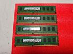 4x 2Gb DDR3 12800 Samsung, Informatique & Logiciels, Mémoire RAM, Enlèvement ou Envoi, DDR3, Comme neuf, Desktop