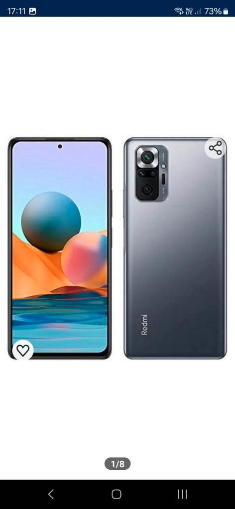 Xiaomi Redmi Note 10 Pro (Onyx Gray / grijs), Telecommunicatie, Mobiele telefoons | Overige merken, Zo goed als nieuw, Zonder abonnement