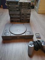 PS1 Console + 1 Controller + 28 Games, Controller, Gebruikt, Ophalen of Verzenden, PlayStation 1