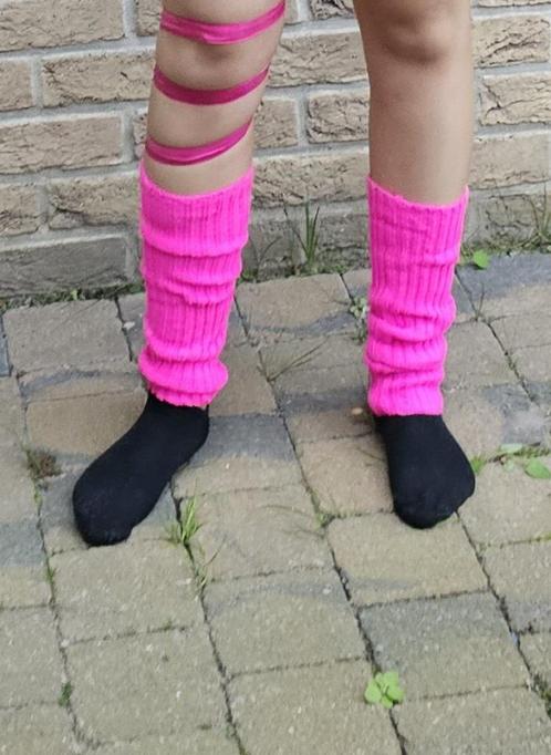 fel roze beenwarmers, Kleding | Dames, Carnavalskleding en Feestkleding, Nieuw, Accessoires, Maat 38/40 (M), Ophalen of Verzenden