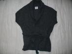 Grijze wollen vest, korte mouw, maat L, Kleding | Dames, Ophalen of Verzenden, Gedragen, Maat 42/44 (L), Grijs