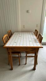 Table et chaises rétro uniques, Enlèvement, Comme neuf