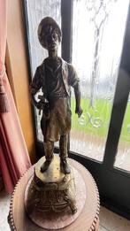 Koperen beeld mijnwerker, Ophalen, Koper