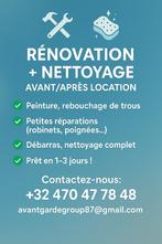 Rénovation + Nettoyage rapide entre locataires, Kleuradvies, Behangen