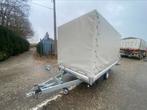 Unsunn plateauwagen met huif 366x175x180cm, Auto diversen, Aanhangers en Bagagewagens, Ophalen, Zo goed als nieuw