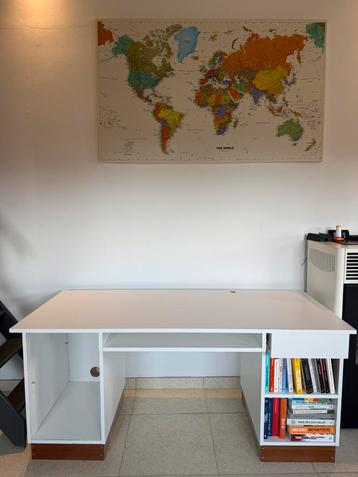 Bureau blanc, Enlèvement, Utilisé, Bureau