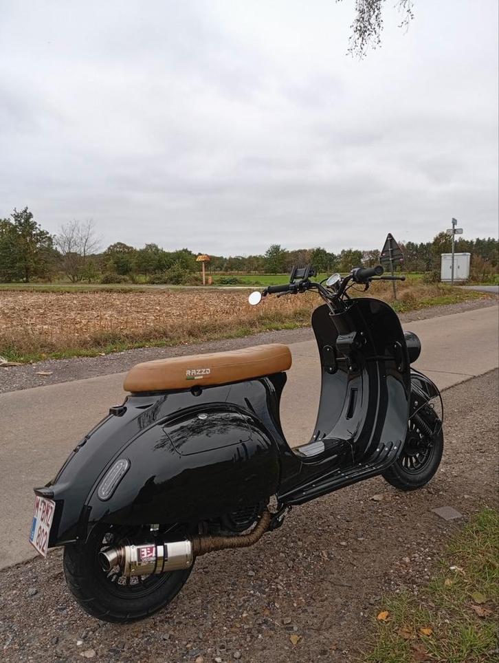 Scooter retro custom 125cc motorfiets, Fietsen en Brommers, Scooters | Overige merken, Gebruikt, Benzine, Ophalen