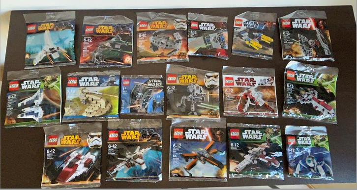 Eindigt 3 december: 20 Lego Star Wars ongeopende polybags, Kinderen en Baby's, Speelgoed | Duplo en Lego, Nieuw, Lego, Complete set
