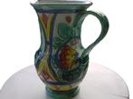 Italiaanse MAJOLIKA Vaas - 19 cm x 14 cm-, Ophalen