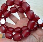 Antieke  Cherry Faturan/bakeliet met werveleeffect. 203 gr, Ophalen of Verzenden, Ketting