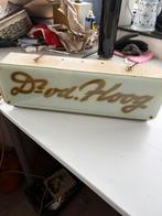 (G)Vintage Dr. Vd Hoog lichtbak / reclamebord –jaren 50/60, Verzamelen, Verzenden, Zo goed als nieuw, Reclamebord