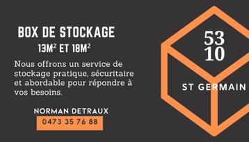 Box de stockage à louer beschikbaar voor biedingen