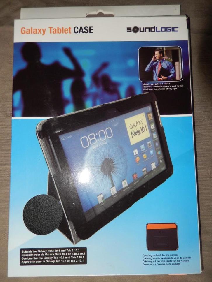 étui pour tablette galaxy (housse/ cover) Soundlogic 10.1 &, Informatique & Logiciels, Housses pour tablettes, Neuf, Enlèvement ou Envoi