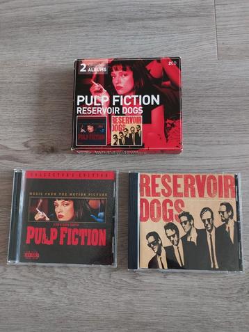 CD box met 2 CDs: Reservoir Dogs & Pulp Fiction