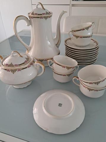 Limoges koffieservies beschikbaar voor biedingen