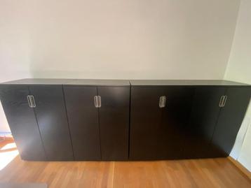Meubelset — 4 kasten + 1 open hoge kast + 2 planken beschikbaar voor biedingen
