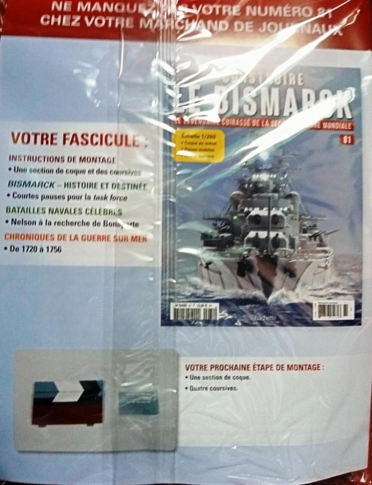 Maquette Bismarck 1/200, Hobby en Vrije tijd, Modelbouw | Boten en Schepen, Nieuw, 1:50 tot 1:200, Overige merken, Ophalen