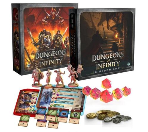 Dungeons of Infinity (all-in bundle), Hobby en Vrije tijd, Gezelschapsspellen | Bordspellen, Nieuw, Een of twee spelers, Drie of vier spelers