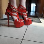 sexy high shoes, Kleding | Dames, Zo goed als nieuw, Pumps, Verzenden, Rood