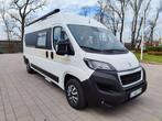 PEUGEOT BOXER BUSCAMPER 4-PERSONEN 2021 *NIEUWE INTERIEUR*, Caravans en Kamperen, Mobilhomes, Diesel, Bedrijf, 5 tot 6 meter, Tot en met 2