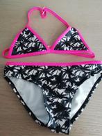 bikini zwart - wit met palmboompjes maat 134 - 140, Kinderen en Baby's, Kinderkleding | Maat 134, Ophalen of Verzenden, Zo goed als nieuw