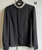 Blouse longues manches., Noir, Shein, Taille 38/40 (M), Neuf