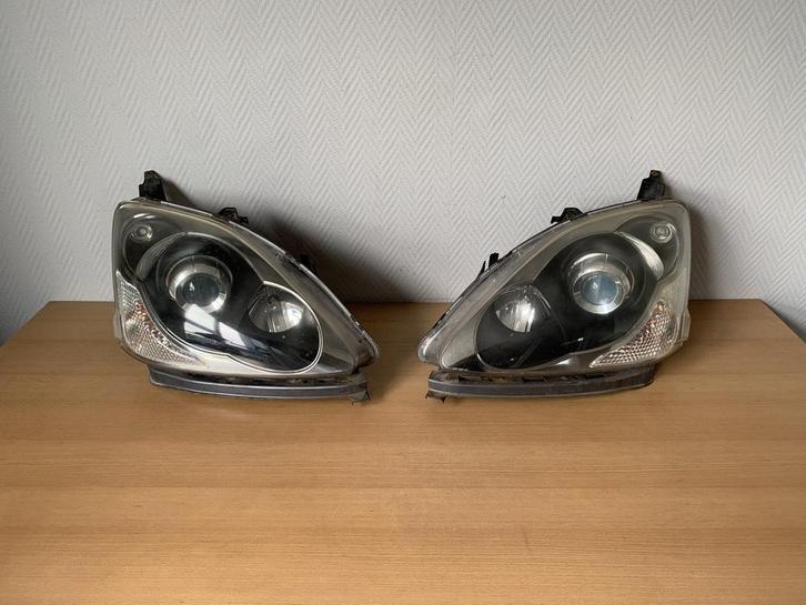 koplamp set honda civic EP met lens 2000 tot 2005 orgineel, Auto-onderdelen, Verlichting, Honda, Gebruikt, Ophalen of Verzenden