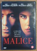 Malice (1993) - DVD, CD & DVD, Comme neuf, Mafia et Policiers, Enlèvement ou Envoi, À partir de 16 ans