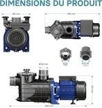 Pompe de piscine LIVRAISON RAPIDE ET GRATUITE, Jardin & Terrasse, Pompes à eau, Envoi, Neuf, Électrique, Autres types