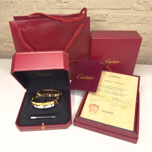 Cartier Love Armband Bracelet 🔥🎁, Handtassen en Accessoires, Armbanden, Nieuw, Goud, Ophalen of Verzenden
