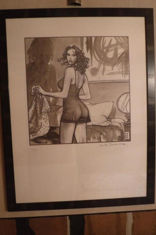 Milo Manara Seriographie - gesigneerd en genummerd., Antiek en Kunst, Kunst | Litho's en Zeefdrukken, Ophalen