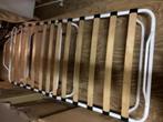 Plooibed 1 persoons + matras, Huis en Inrichting, Slaapkamer | Bedden, Ophalen, Gebruikt, Eenpersoons, Wit