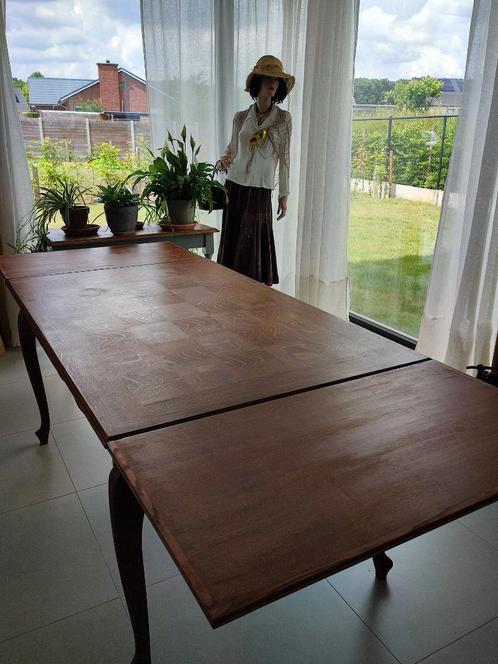 eettafel, Huis en Inrichting, Tafels | Eettafels, Gebruikt, Rechthoekig, Ophalen