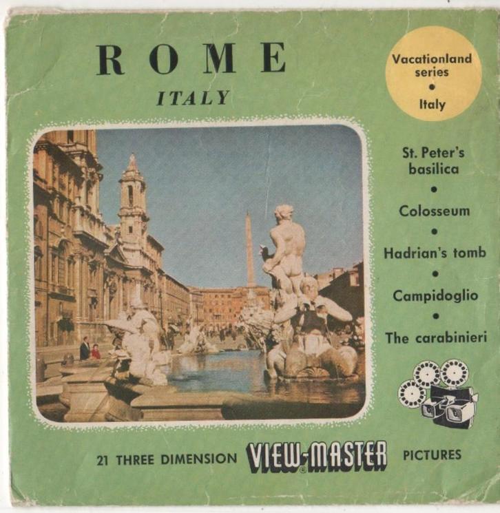 View-master Rome 1601 1602 1603, Antiek en Kunst, Antiek | Speelgoed, Ophalen of Verzenden