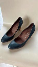 Laura di scarpa 39 blauwe leren pumps set 1 keer, Kleding | Dames, Schoenen, Ophalen of Verzenden, Zo goed als nieuw, Blauw