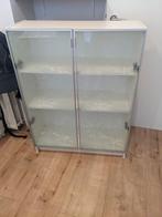 Ikea Billy boekenkast met glazen deuren, Huis en Inrichting, Kasten | Boekenkasten, Ophalen, 100 tot 150 cm, 50 tot 100 cm, 25 tot 50 cm
