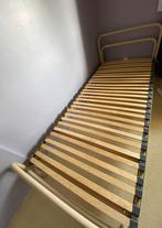 2 lits à donner - un beige et un noir - GRATUIT, Enlèvement, Comme neuf, Beige