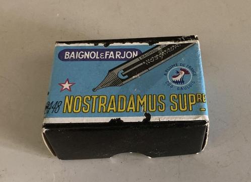 Vintage oud doosje penpunten Baignol & Farjon, Antiek en Kunst, Curiosa en Brocante, Ophalen of Verzenden