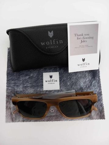 120€ Lunettes solaires Wolfin Eyewear Jules Brown - neuves beschikbaar voor biedingen